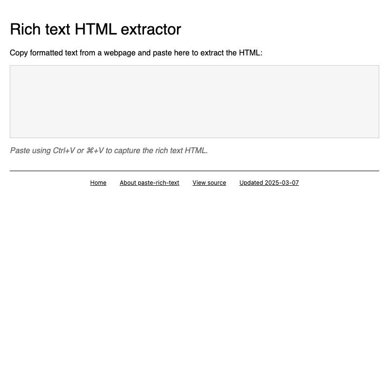 screenshot of paste-rich-text