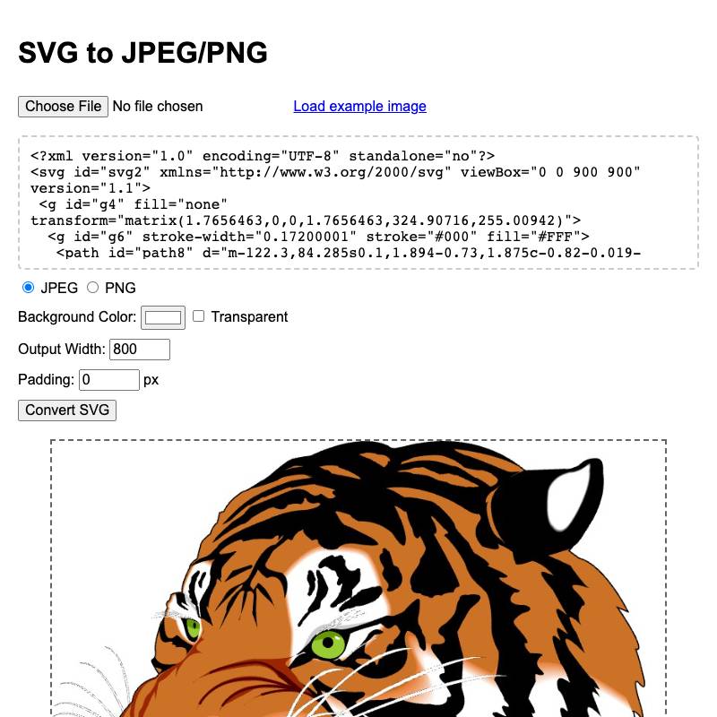 screenshot of svg-render