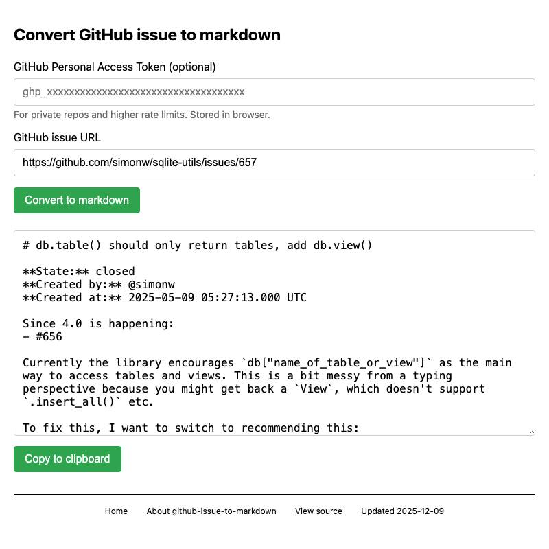 screenshot of github-issue-to-markdown