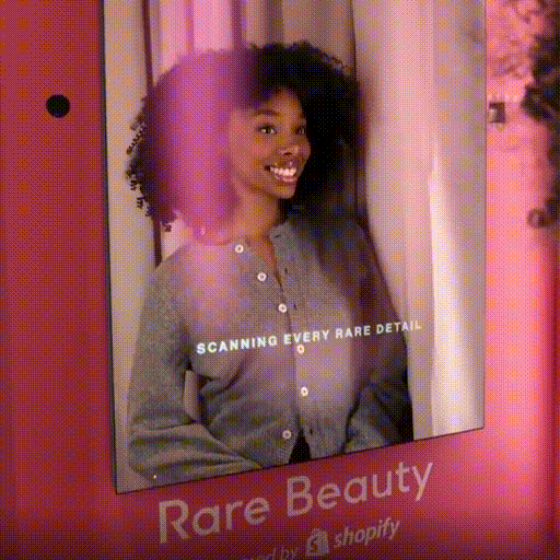 Rare Beauty Magic Mirror activation