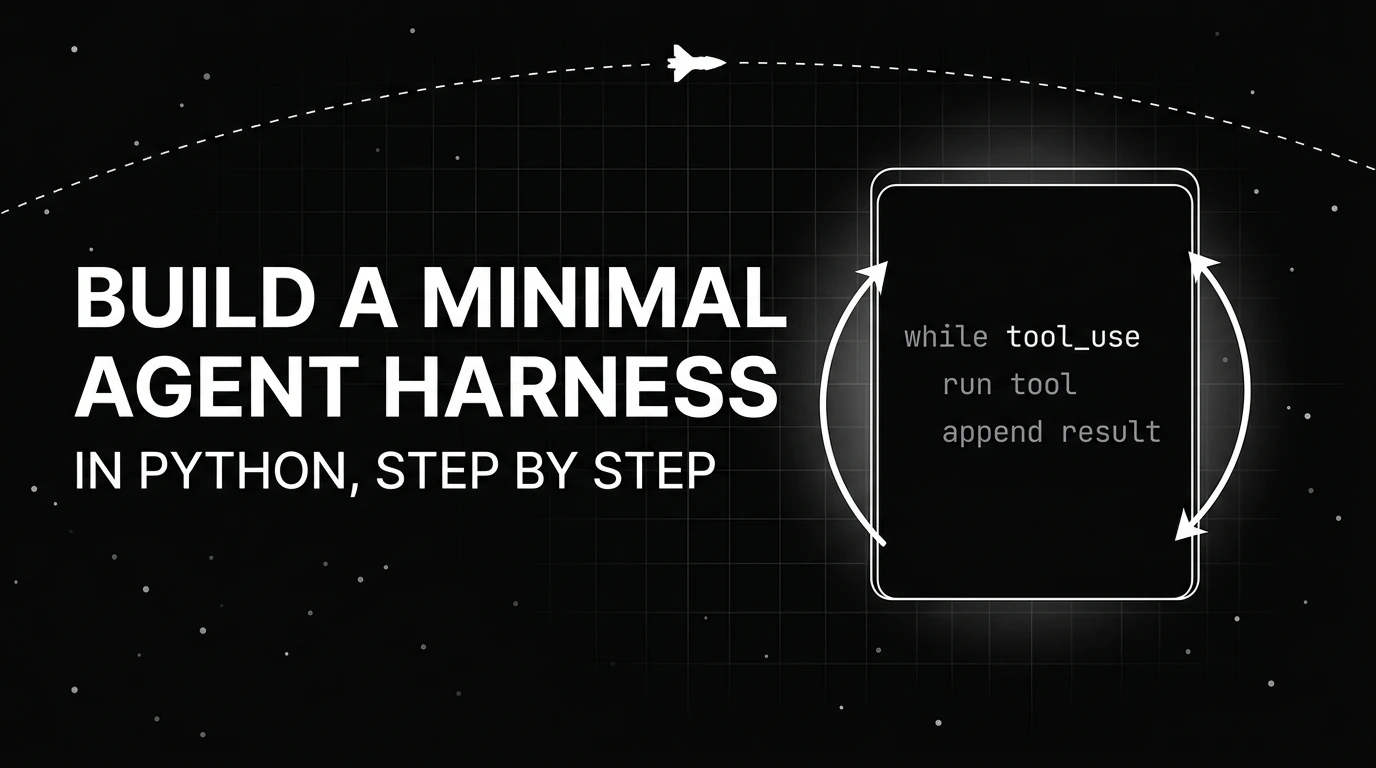 Build a Minimal Agent Harness in Python (Step by Step)