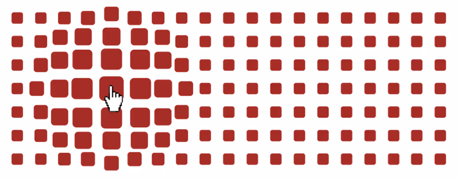 CSS-only hover proximity