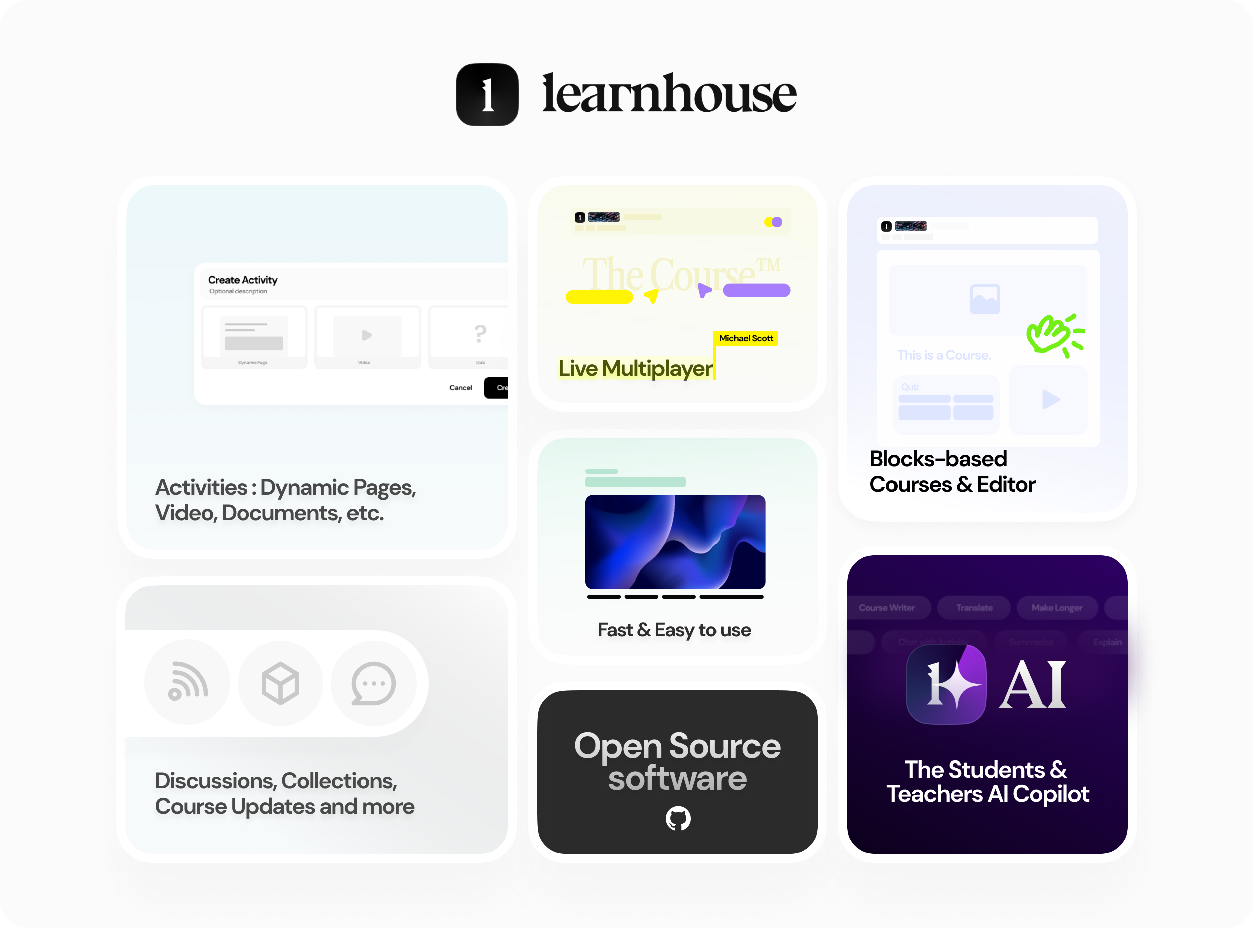 点击查看大图 learnhouse/learnhouse cover