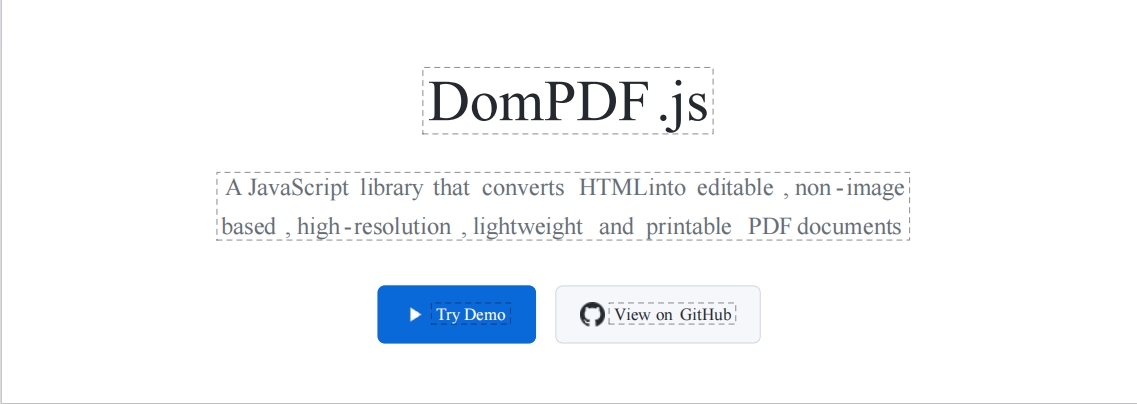 点击查看大图 lmn1919/dompdf.js cover