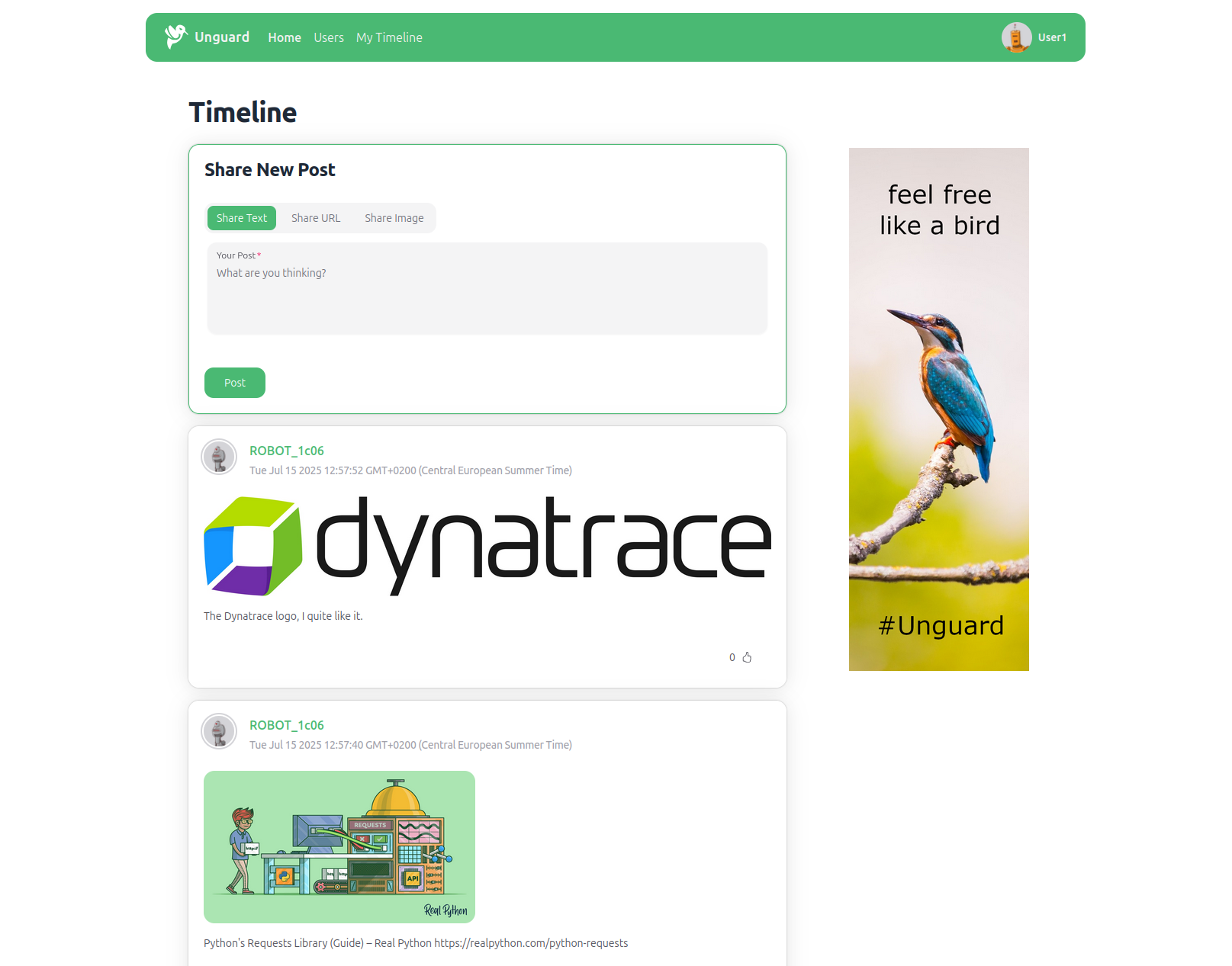 dynatrace-oss/unguard cover