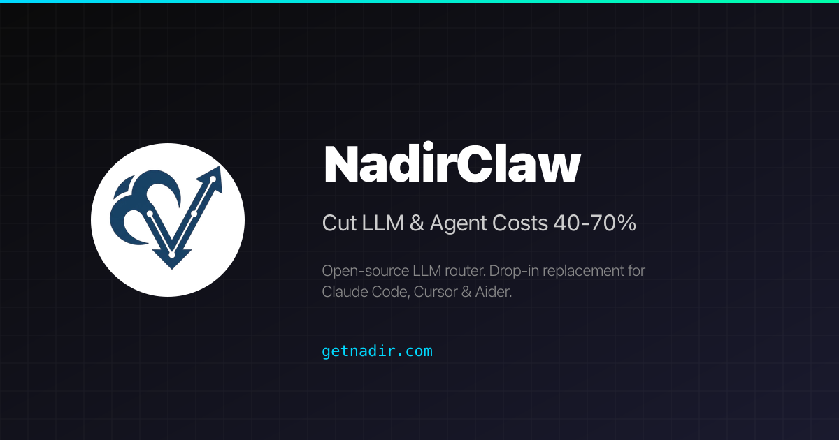doramirdor/NadirClaw cover