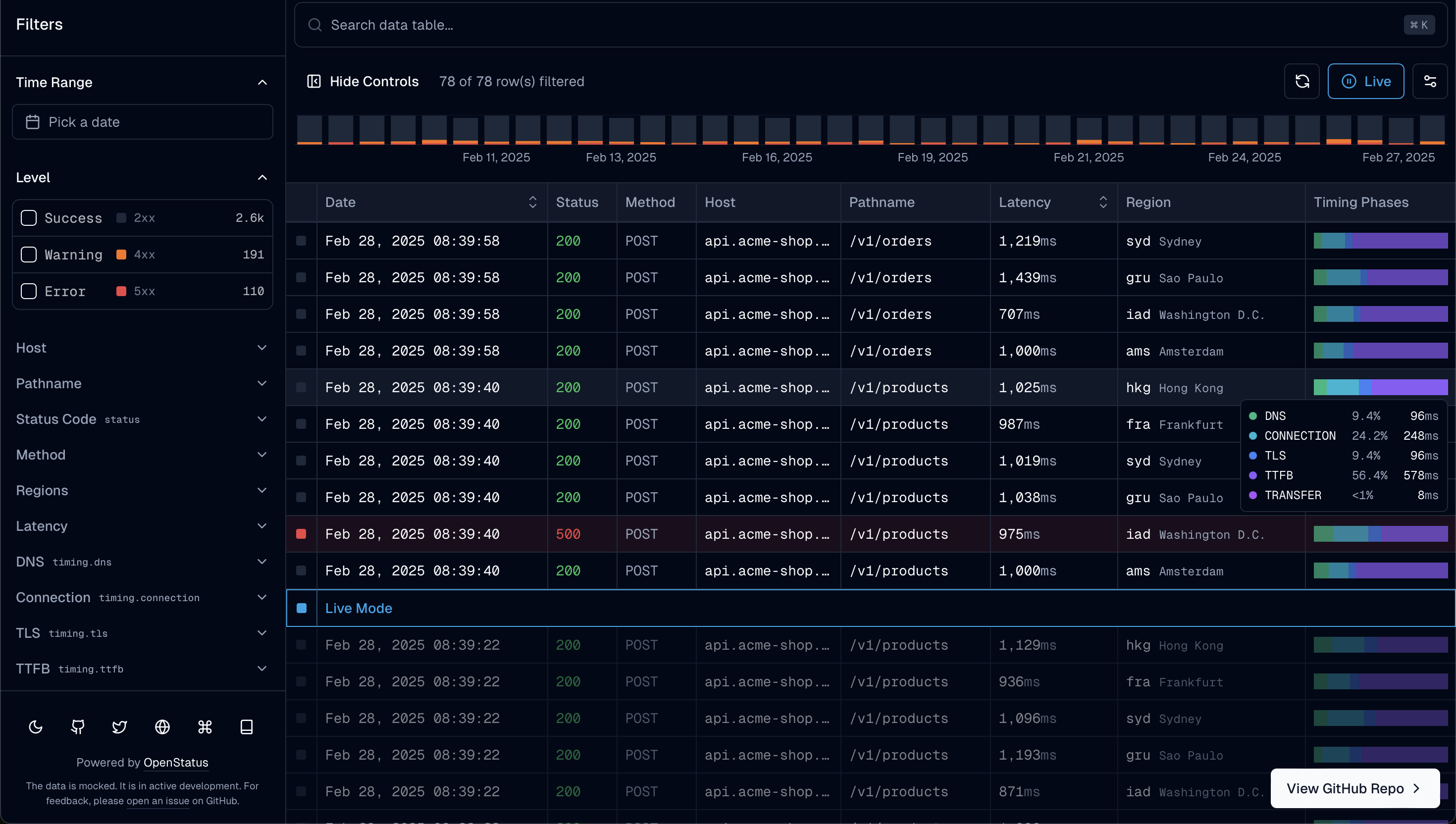 openstatusHQ/data-table-filters cover