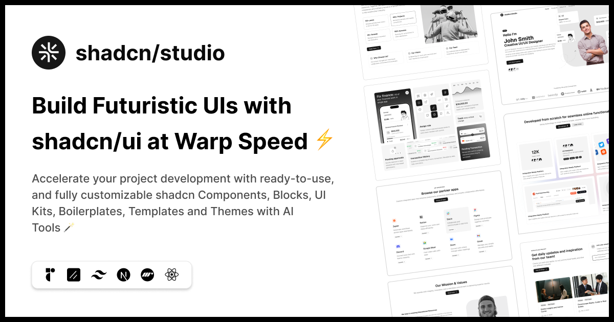 shadcnstudio/shadcn-studio cover
