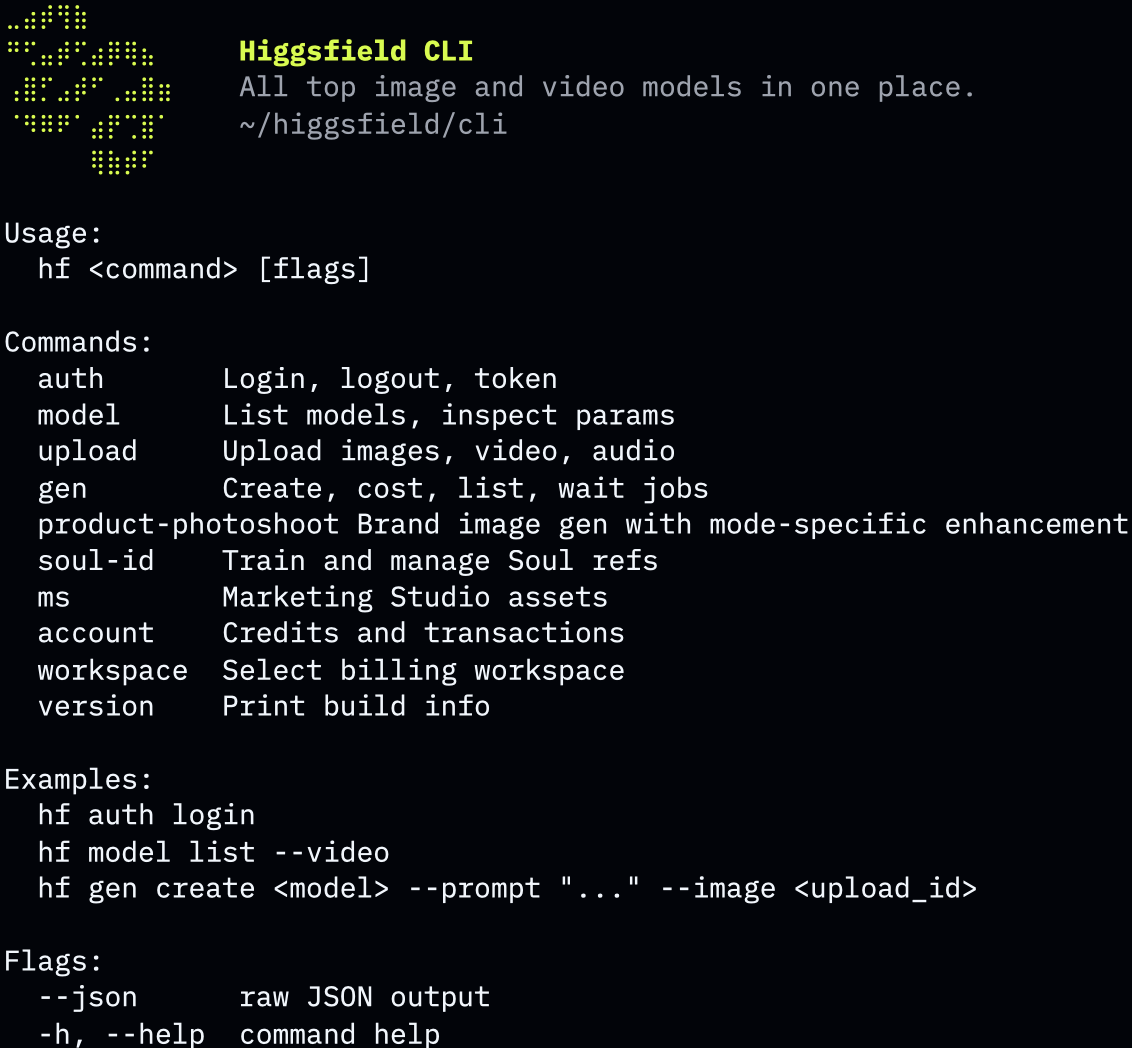 higgsfield-ai/cli cover