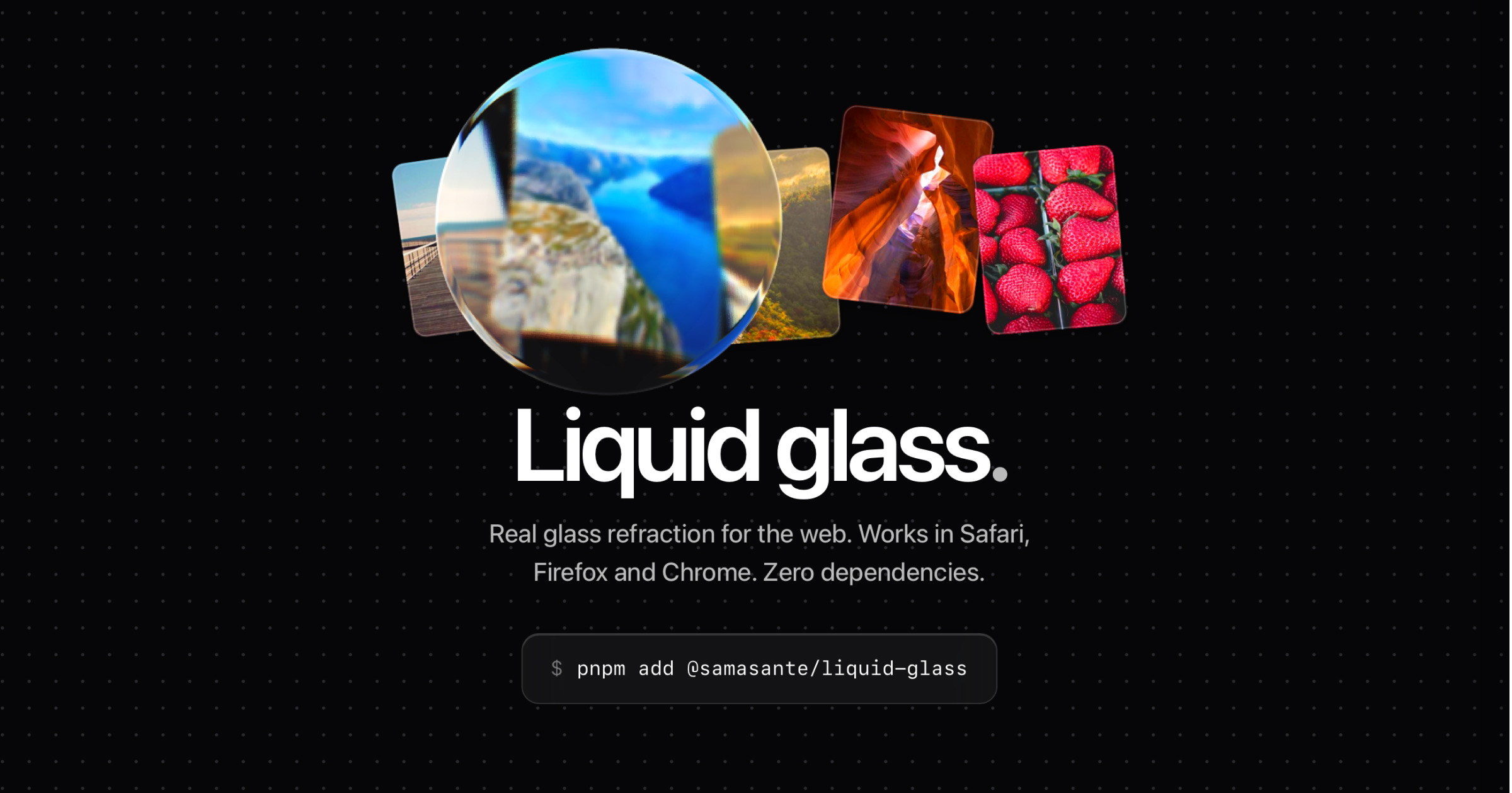 samasante/liquid-glass cover