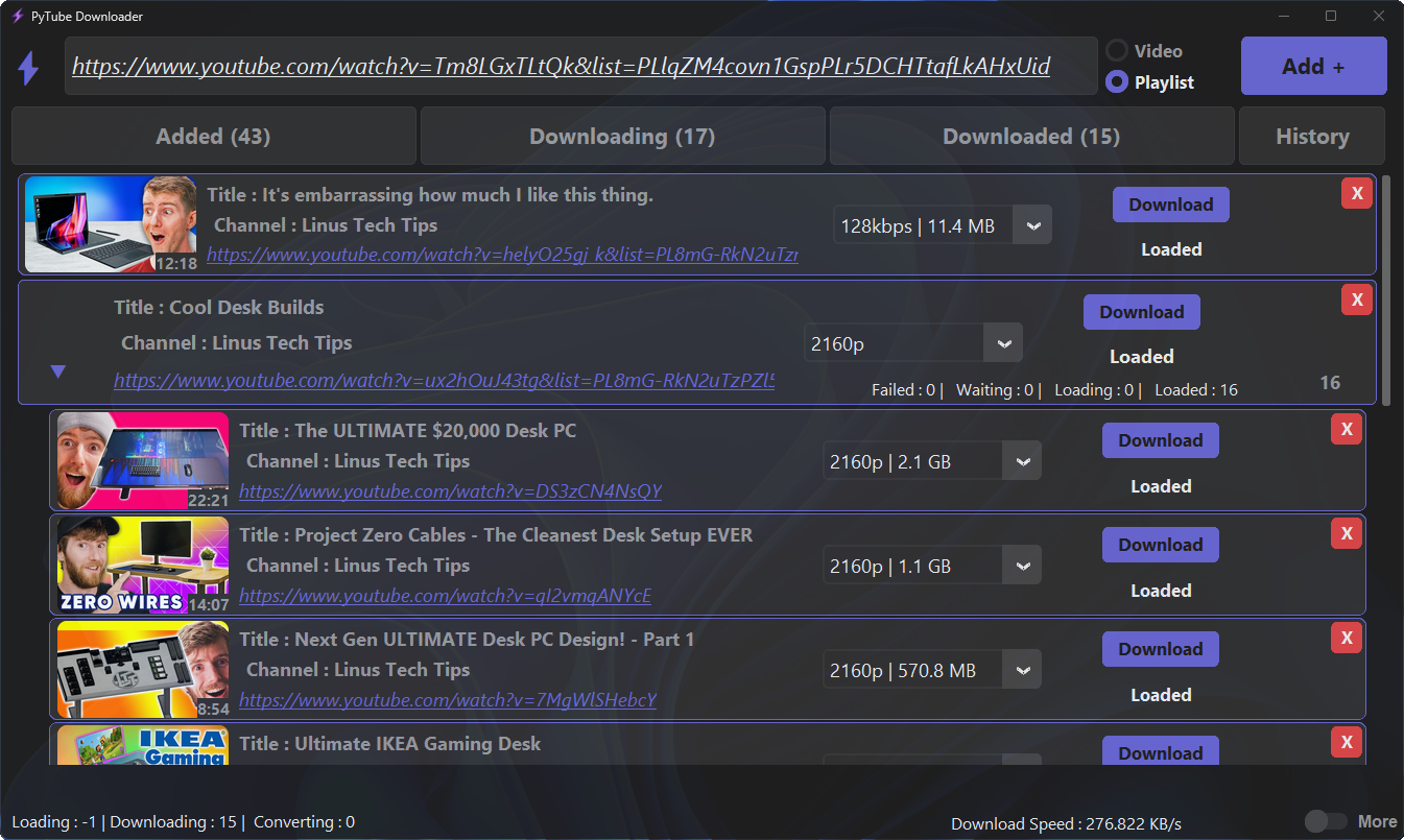 thisal-d/pytube-downloader cover